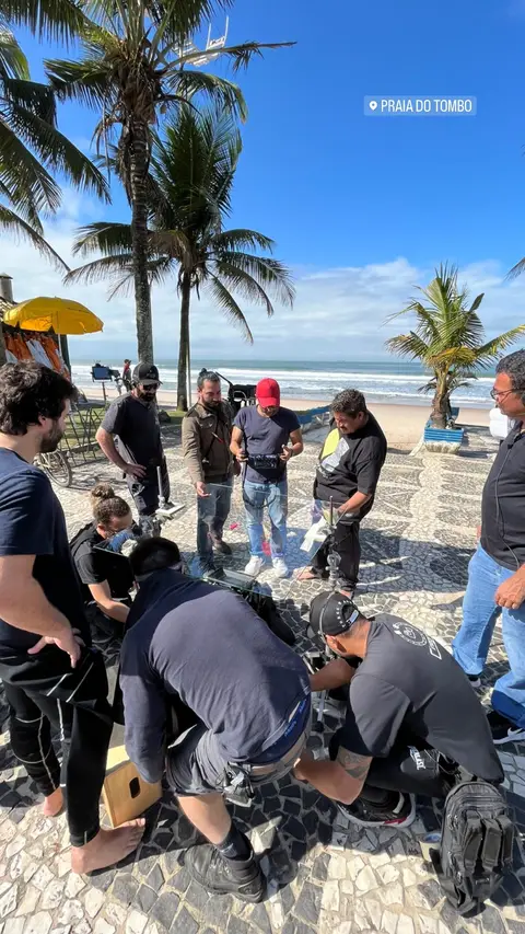 Eduardo Auricchio on set
