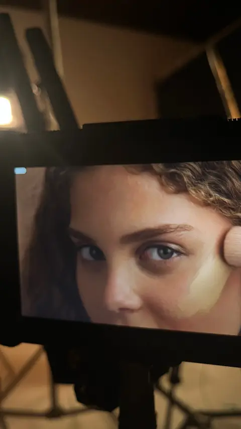 Eduardo Auricchio on set