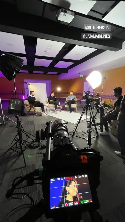 Eduardo Auricchio on set