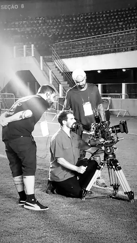 Night shoot, stadium