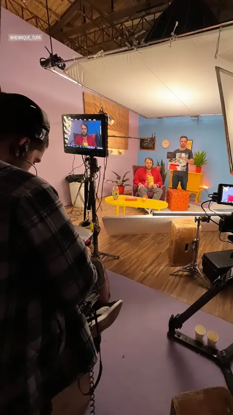 Eduardo Auricchio on set