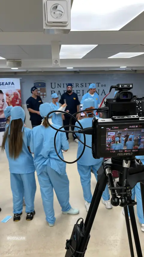 Eduardo Auricchio on set