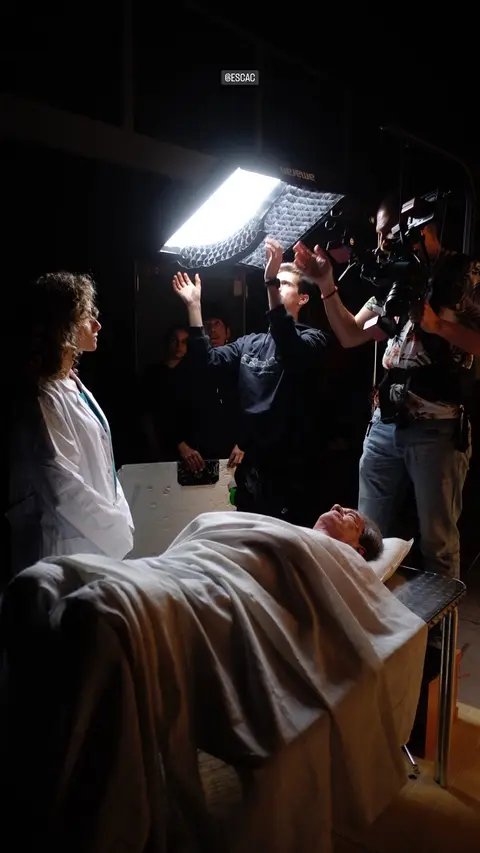 Eduardo Auricchio on set