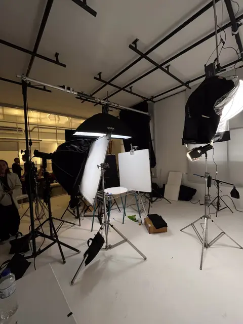Eduardo Auricchio on set