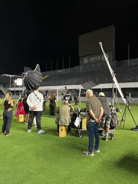 Eduardo Auricchio on set